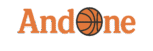 AndOne.fun sports blog logo — basketball-themed design with slogan 'And One – do it for fun'